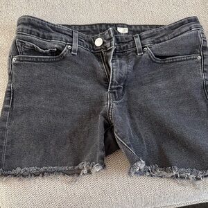 Levi's Charcoal Jean Shorts